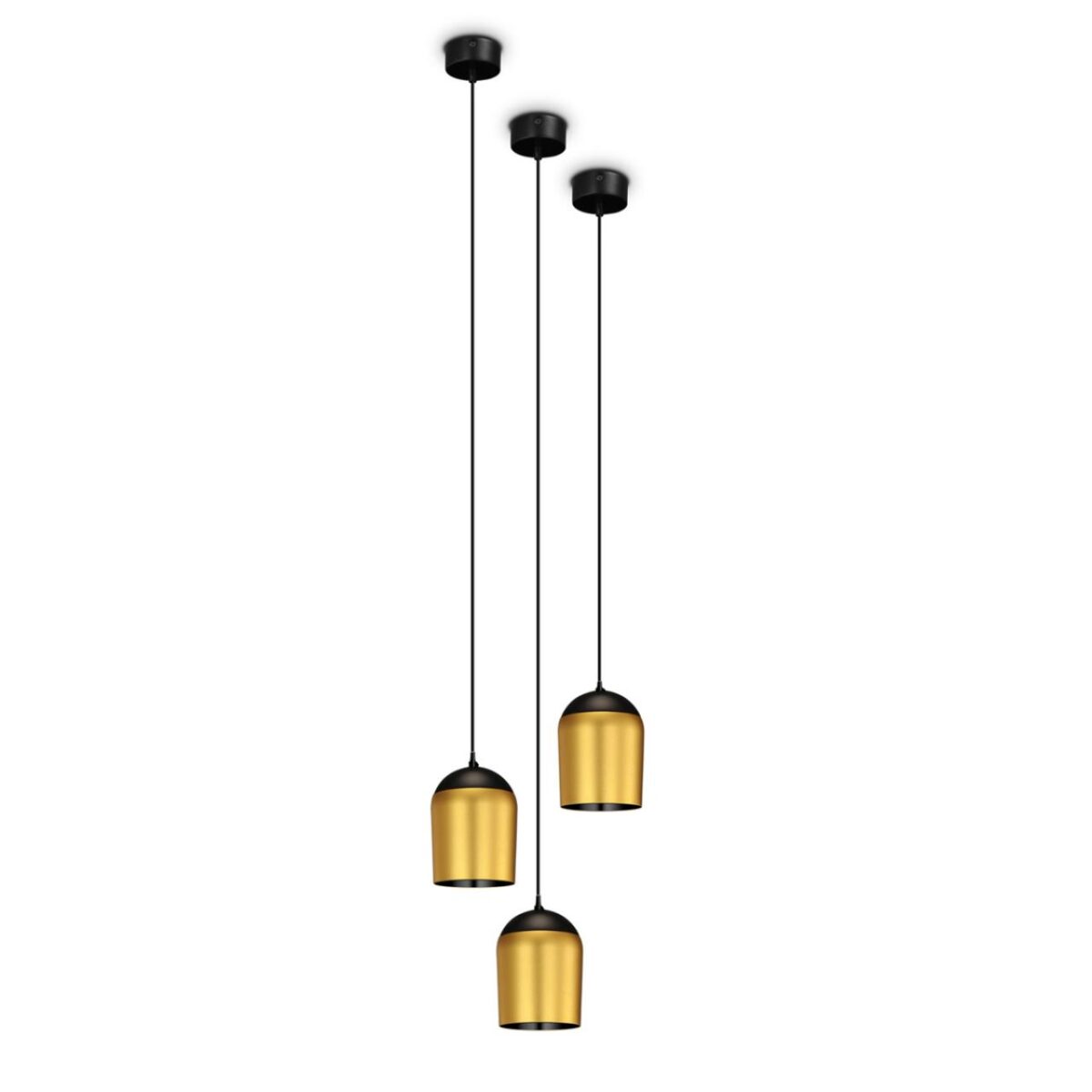 358515 OVER NT21 386 золото Светильник накладной светодиодный, провод 2м IP20 LED 4000K 15W 220V KAMP — изображение 3