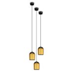 358515 OVER NT21 386 золото Светильник накладной светодиодный, провод 2м IP20 LED 4000K 15W 220V KAMP — изображение 3