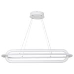 359172 OVER NT23 316 белый Светильник подвесной диммируемый, в комплекте пульт ДУ IP20 LED 4000К 116W 220V ONDO — изображение 4