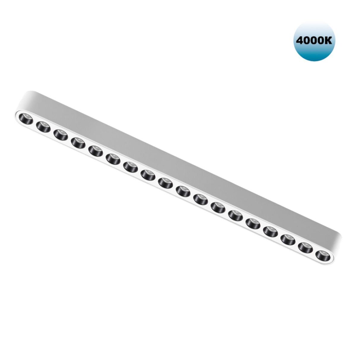 359079 SHINO NT23 047 белый Трековый светильник для низковольтного шинопровода IP20 LED 18W 48V 4000K 1710Лм SMAL — изображение 1