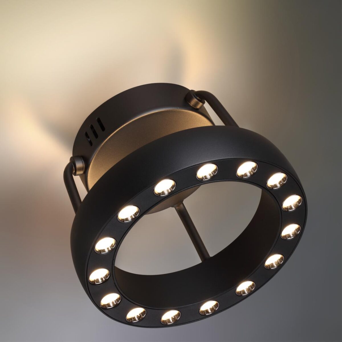 359398 OVER NT24 000 черный Светильник накладной светодиодный IP20 LED 12W вниз/5W вверх 220V 1360Лм 3000K TURN — изображение 5