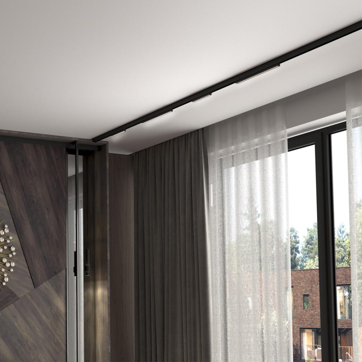 358543 SHINO NT21 072 черный Трековый светильник для низковольного шинопровода IP20 LED 4000K 12W 48V FLUM — изображение 3