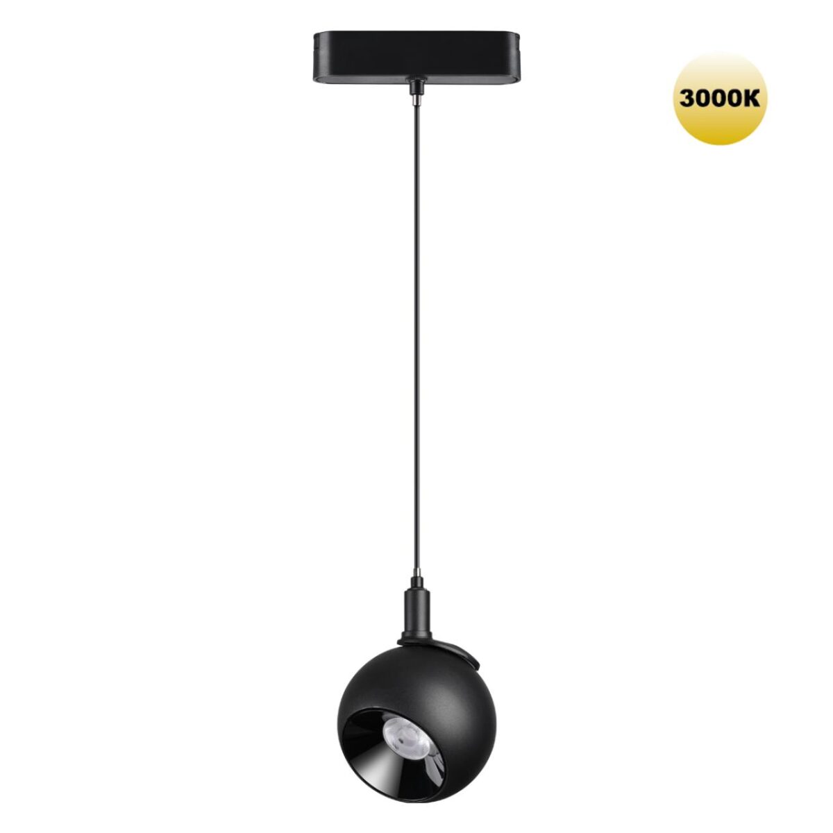 359264 SHINO NT23 053 черный Трековый светильник для низковольтного шинопровода IP20 LED 12W 48V 960Лм 3000К SMAL 359264 SHINO NT23 053 черный Трековый светильник для низковольтного шинопровода IP20 LED 12W 48V 960Лм 3000К SMAL — изображение 1