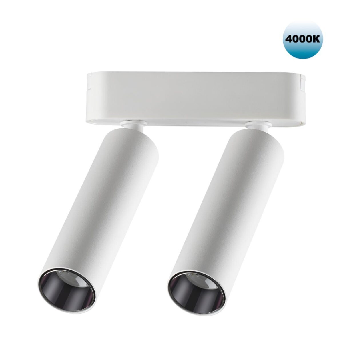 359087 SHINO NT23 048 белый Трековый светильник для низков. шинопровода IP20 LED 4000K 2*7W 48V 1260Лм SMAL — изображение 1