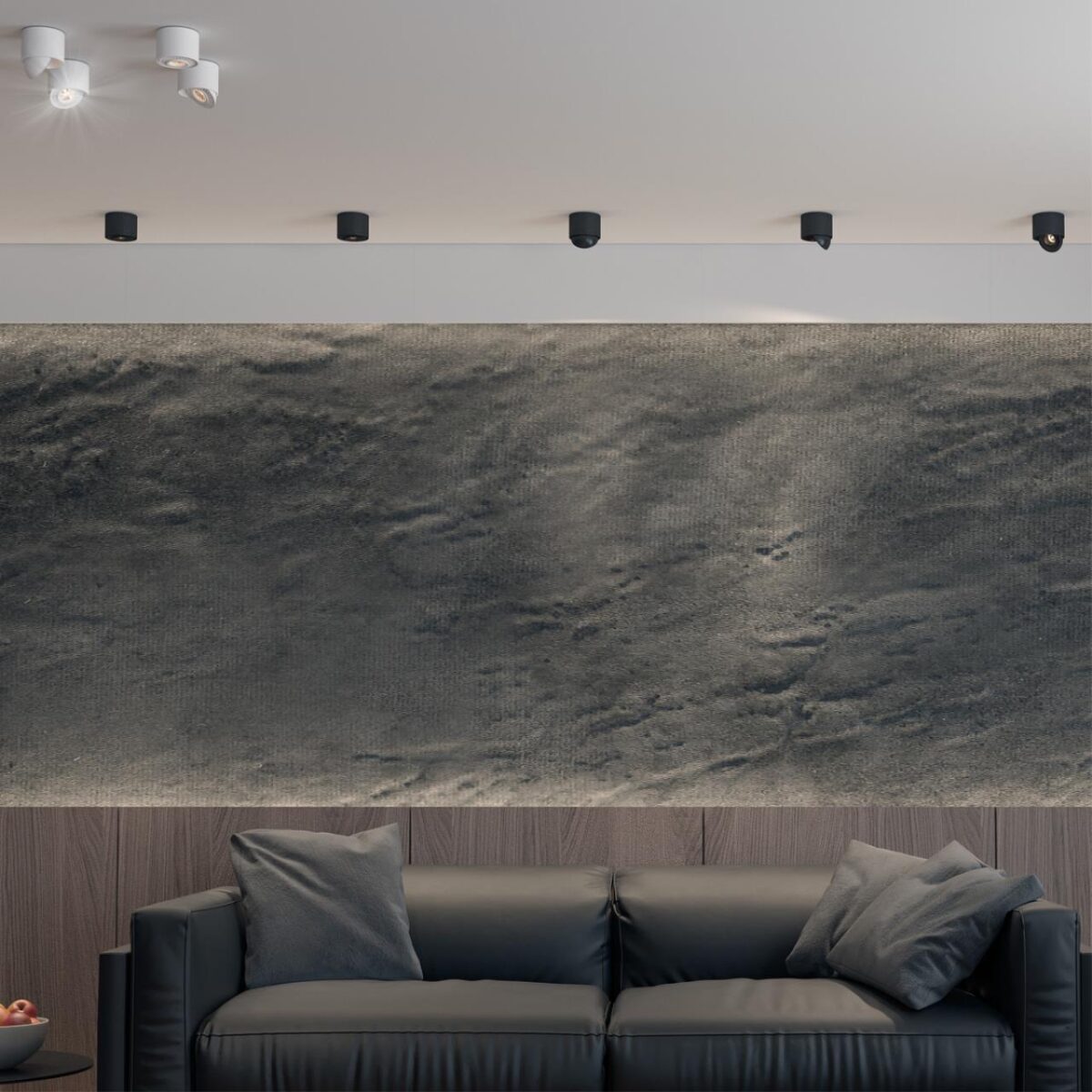 358814 OVER NT21 378 черный Светильник накладной светодиодный IP20 LED 18W 1600Лм 4000K 220V GESSO — изображение 8