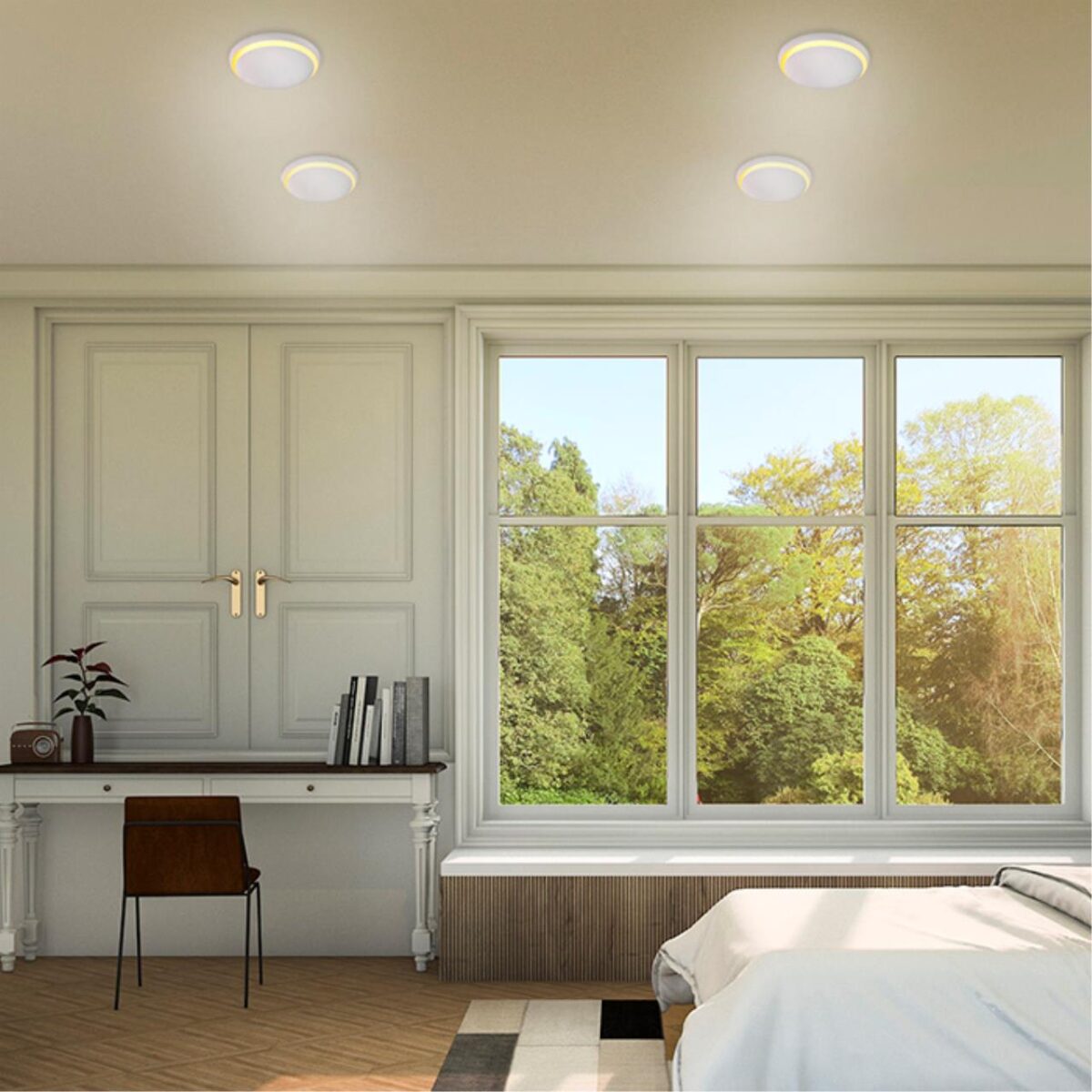 357931 OVER NT19 133 белый Накладной светильник IP20 LED 3000К 7W 220V CAIL — изображение 5