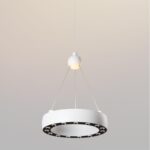 359395 OVER NT24 000 белый Светильник подвесной светодиодный, длина провода 2м IP20 LED 12W вниз/5W вверх 220V 1360Лм 3000K TURN — изображение 5