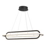 359173 OVER NT23 316 черный Светильник подвесной диммируемый, в комплекте пульт ДУ IP20 LED 4000К 116W 220V ONDO — изображение 5