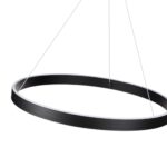 359450 OVER NT24 296 черный Светильник подвесной диммир. со сменой цв.темпер. (пульт ДУ/прилож. Smart Life) IP20 LED 50/12W 85-265V 3000-6000К SOTTO — изображение 4