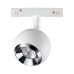 358394 SHINO NT20 073 белый/хром Трековый св-ник для низков.шинопровода IP20 LED 4000K 10W 48V FLUM