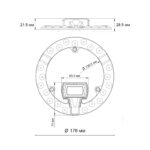 357750 VAX NT23 Модуль LED 18Вт без ДУ (NEW) 4000K D176 IP20 — изображение 3