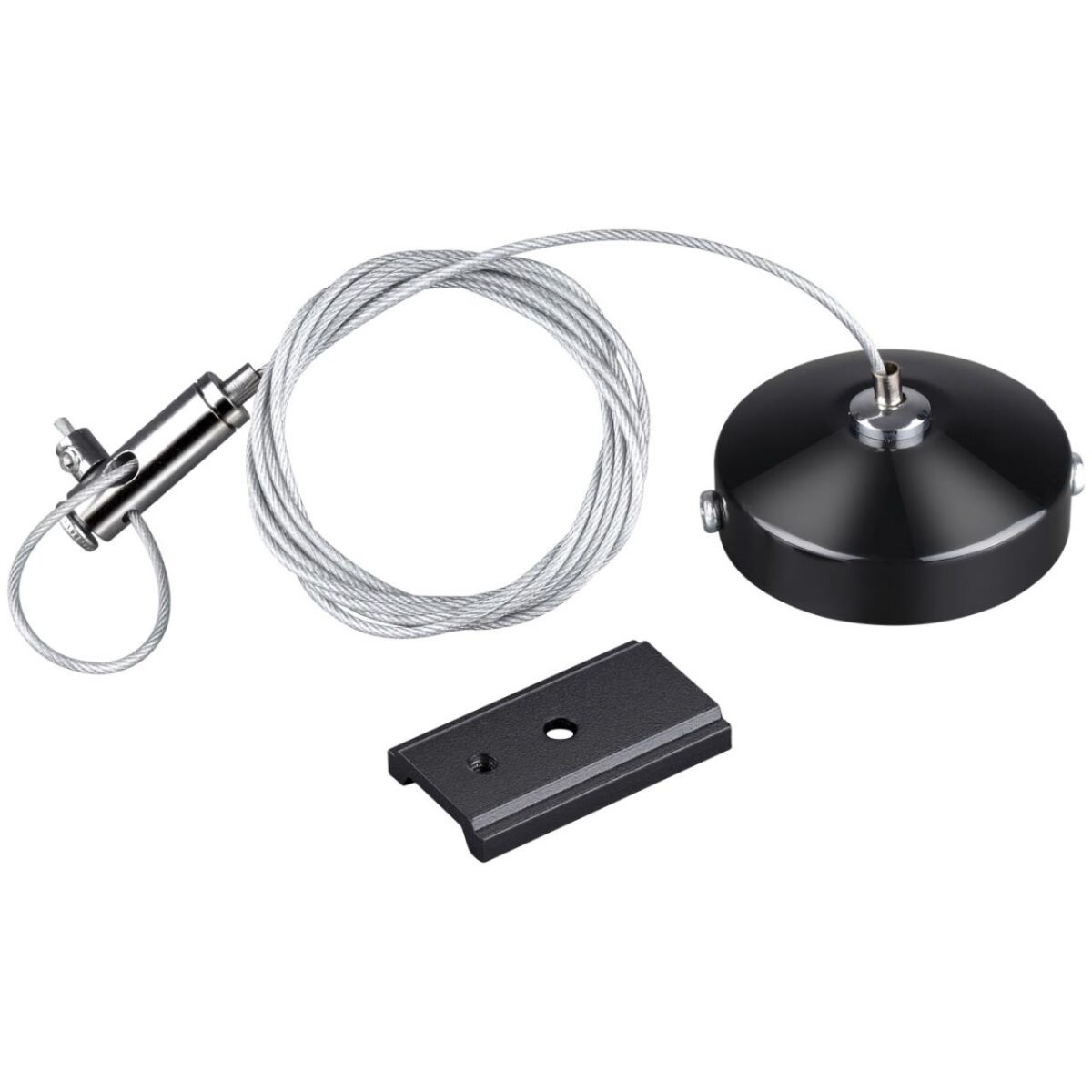 135097 SHINO NT20 055 черный Подвесной комплект с 1-метровым тросом IP20 FLUM 135097 SHINO NT20 055 черный Подвесной комплект с 1-метровым тросом IP20 FLUM — изображение 1