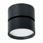 ST651.432.09 Светильник потолочный поворотный Черный LED 1*9W 3000K 720Lm Ra>90 120° IP20 D85xH87 17 Накладные светильники — изображение 5