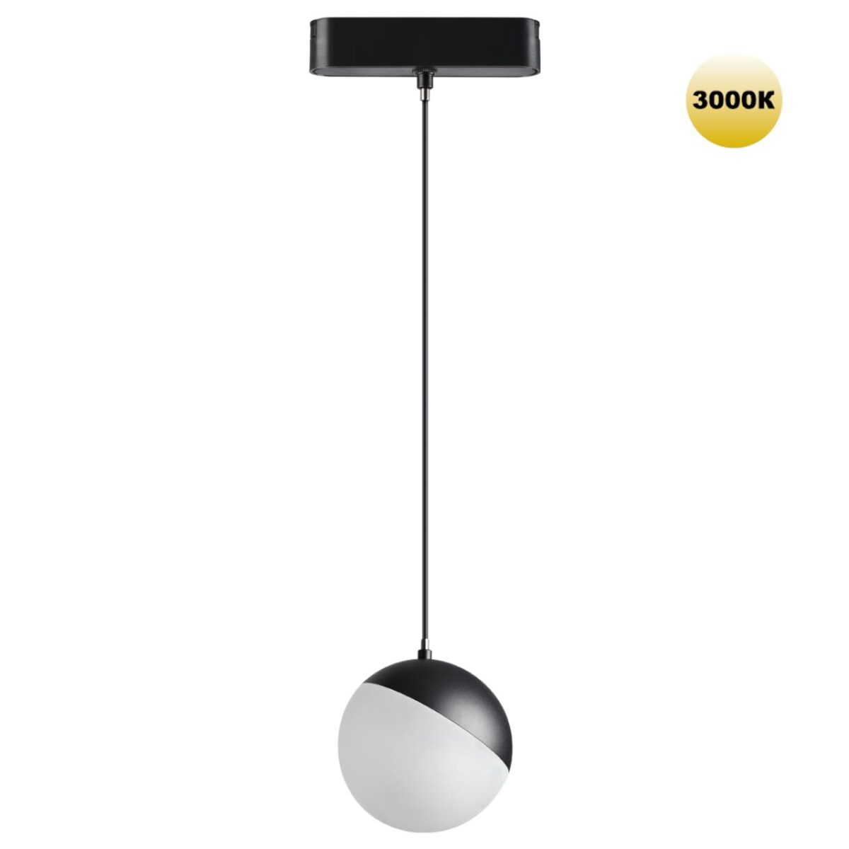 359260 SHINO NT23 052 черный Трековый светильник для низковольтного шинопровода IP20 LED 10W 48V 800Лм 3000К SMAL — изображение 1