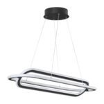 359173 OVER NT23 316 черный Светильник подвесной диммируемый, в комплекте пульт ДУ IP20 LED 4000К 116W 220V ONDO — изображение 4