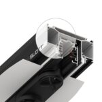 135190 NT23 136 белый Интрудер (профиль) для встраивания трехфазного трека в натяжной потолок, 2м IP20 — изображение 3