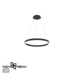 359450 OVER NT24 296 черный Светильник подвесной диммир. со сменой цв.темпер. (пульт ДУ/прилож. Smart Life) IP20 LED 50/12W 85-265V 3000-6000К SOTTO — изображение 9