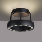 359398 OVER NT24 000 черный Светильник накладной светодиодный IP20 LED 12W вниз/5W вверх 220V 1360Лм 3000K TURN — изображение 6