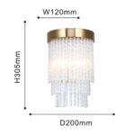 4189-2W, настенный светильник, D120xW200xH310, 2xG9x40W, excluded — изображение 3