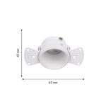 4526-1C, врезной светильник под штукатурку, L63xH40, cutout:D67, 1xGU10x35W, IP20, excluded — изображение 2