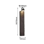 4130-1W, настенный светильник, D95xW100xH570, 1xLEDx5W, 450LM, 4000K, included — изображение 3