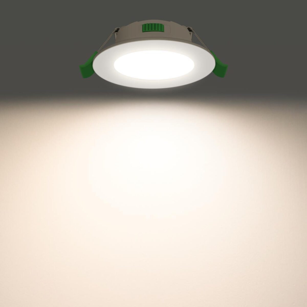 4645-1C, врезной светильник, D113xH30, cutout:D90, LEDx7W, 450LM/560LM/500LM, 3000K/4000K/6500K, IP44, CRI>80, beam angle:120, included — изображение 6