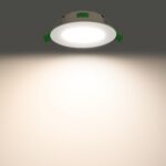 4645-1C, врезной светильник, D113xH30, cutout:D90, LEDx7W, 450LM/560LM/500LM, 3000K/4000K/6500K, IP44, CRI>80, beam angle:120, included — изображение 6