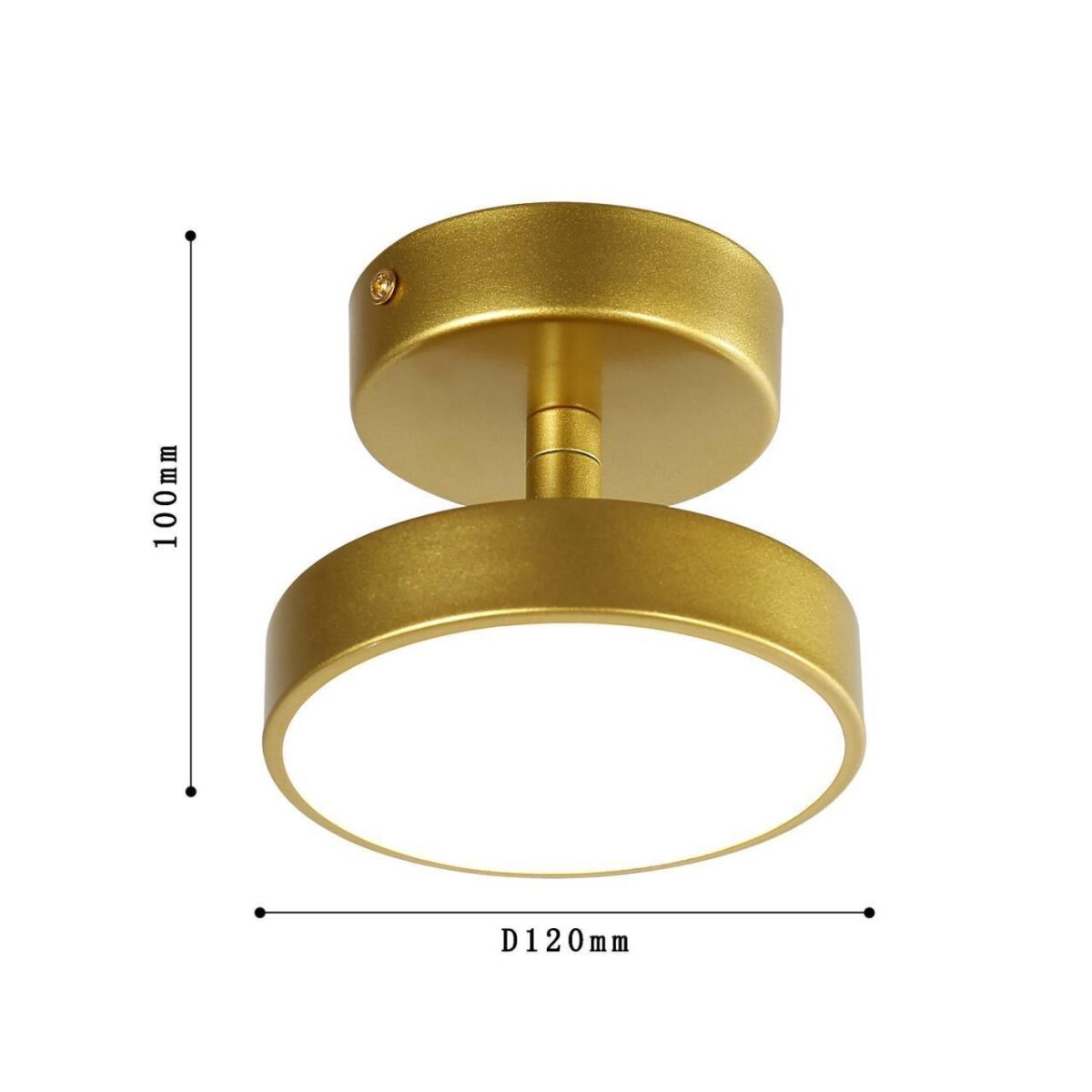 3059-1P, потолочный светильник, D120xH100, LEDx10W, 800LM, 4000K, included — изображение 3