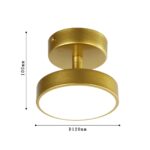 3059-1P, потолочный светильник, D120xH100, LEDx10W, 800LM, 4000K, included — изображение 3