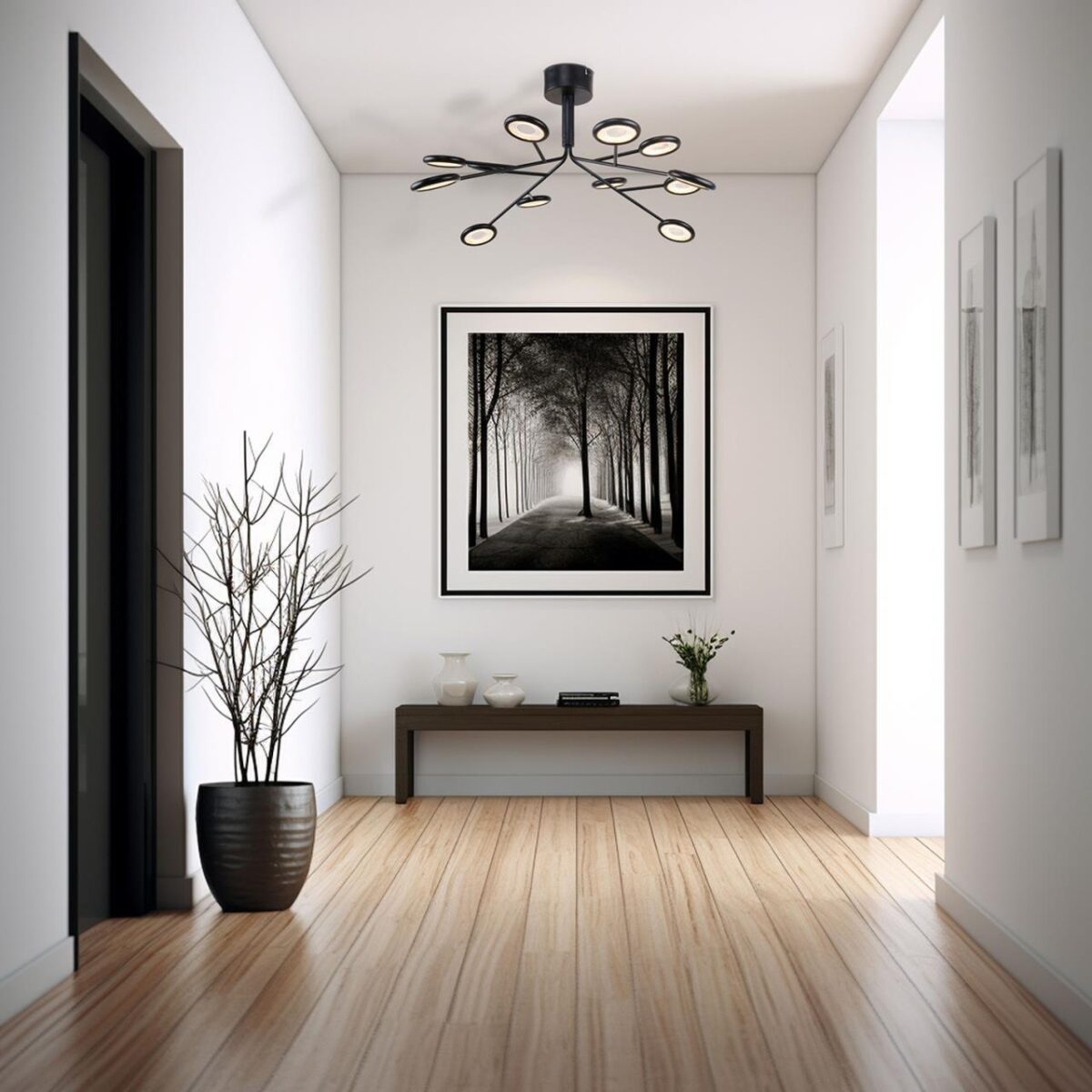 4253-12P, подвесная/потолочная люстра, D650xH320/1320, 12xLEDx3W, 3060LM, 4000K, included — изображение 6