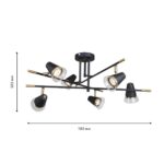 4618-6C, потолочная люстра, D770xH360, 6xGU10x35W, excluded — изображение 3