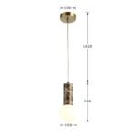 2750-1P, подвес, D100xH240/1765, 1xG9LEDx5W, 400LM, 3000K, included — изображение 3