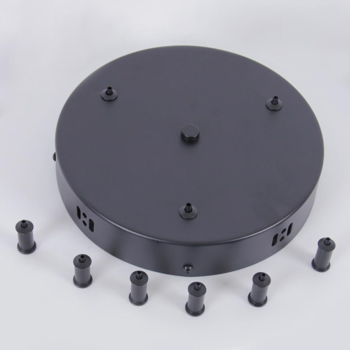 4591-220-3BL, потолочная чаша, D220xH40, цвет черный — изображение 4