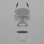 4547-1C, врезной светильник, L81xW81xH56, cutout:D75, 1xGU10x35W, IP20, excluded — изображение 5