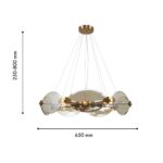 4085-7P, подвесная люстра, D650xH250/800, 7xE14x40W, excluded — изображение 3