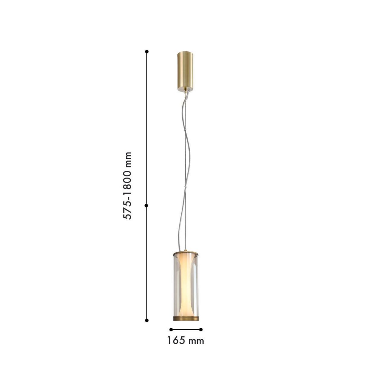 4244-1P, подвес, D165xH575/1800, LEDx12W, 294LM, 4000K, included — изображение 2