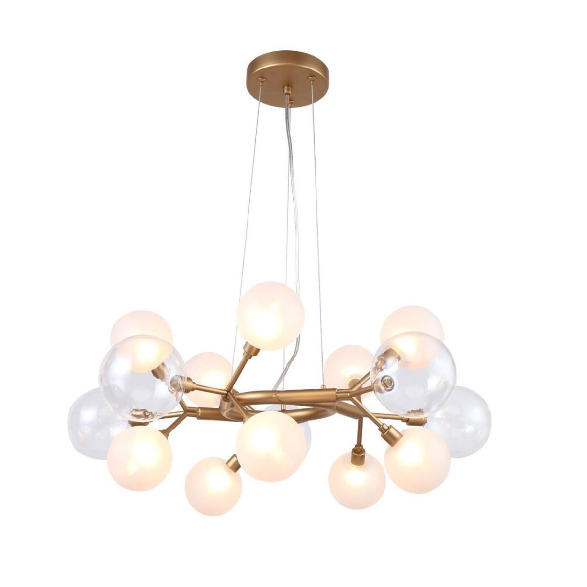 2515-10P, люстра подвесная, D680xH380/1100, 10xG9x40W, excluded 2515-10P, люстра подвесная, D680xH380/1100, 10xG9x40W, excluded — изображение 1