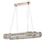 4206-9P, подвесная люстра, L860xW360xH80/1500, 2xLEDx35W, 7000LM, 3000K, included — изображение 2