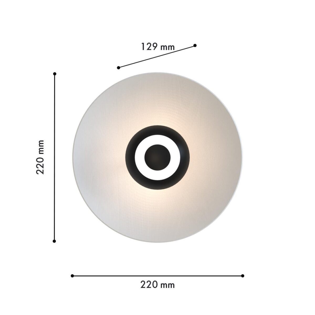 4287-1W, настенный светильник, D130xW220xH220, LEDx9W, 550LM, 4000K, included — изображение 2