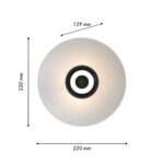 4287-1W, настенный светильник, D130xW220xH220, LEDx9W, 550LM, 4000K, included — изображение 2