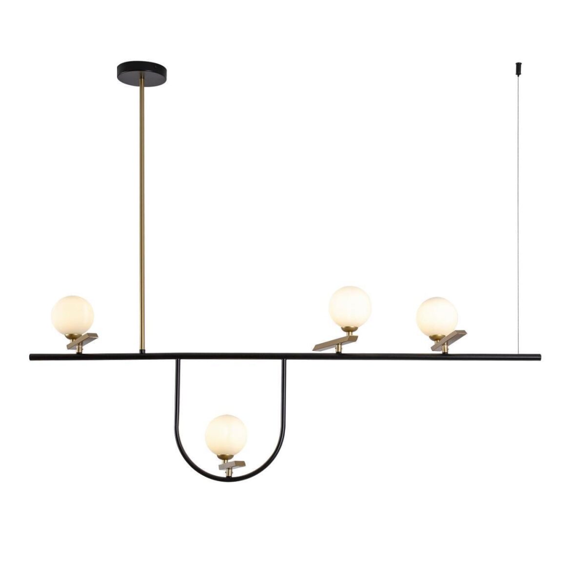 4109-4P, подвесная люстра, L1200xW280xH1000, 4xG9LEDx5W, excluded — изображение 1