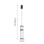 4245-2P, подвес, D165xH790/1800, LEDx20W, 435LM, 4000K, included — изображение 2