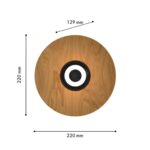 4288-1W, настенный светильник, D130xW220xH220, LEDx9W, 550LM, 4000K, included — изображение 2