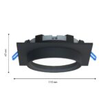 4673-1U, уличный светильник, L110xW110xH42, cutout:D95, 1xGX53LEDx15W, IP44, excluded — изображение 3