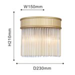 4200-2W, настенный светильник, D150xW230xH210, 2xE14x40W, excluded — изображение 3