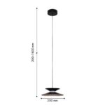 4372-1P, подвес, D200xH200/1800, LEDx4W, 280LM, 4000K, CRI>90, included — изображение 3