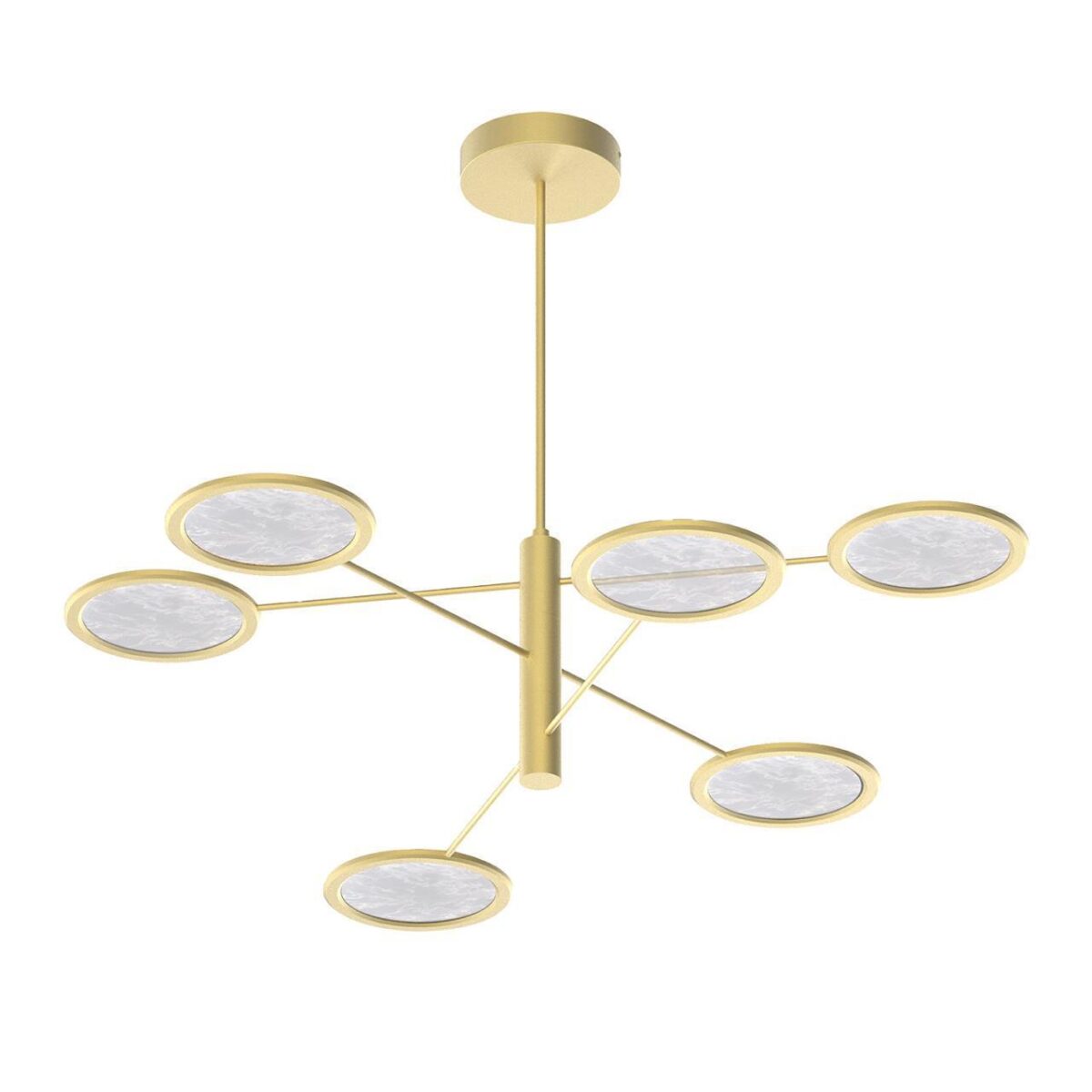 4374-6P, подвесная люстра, D1200xH770, 6xLEDx9W, 3240LM, 4000K, CRI>90, included — изображение 2