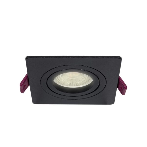 4646-1C, врезной светильник, L92xW92xH28, cutout:D80, 1xGU10x35W, IP20, excluded