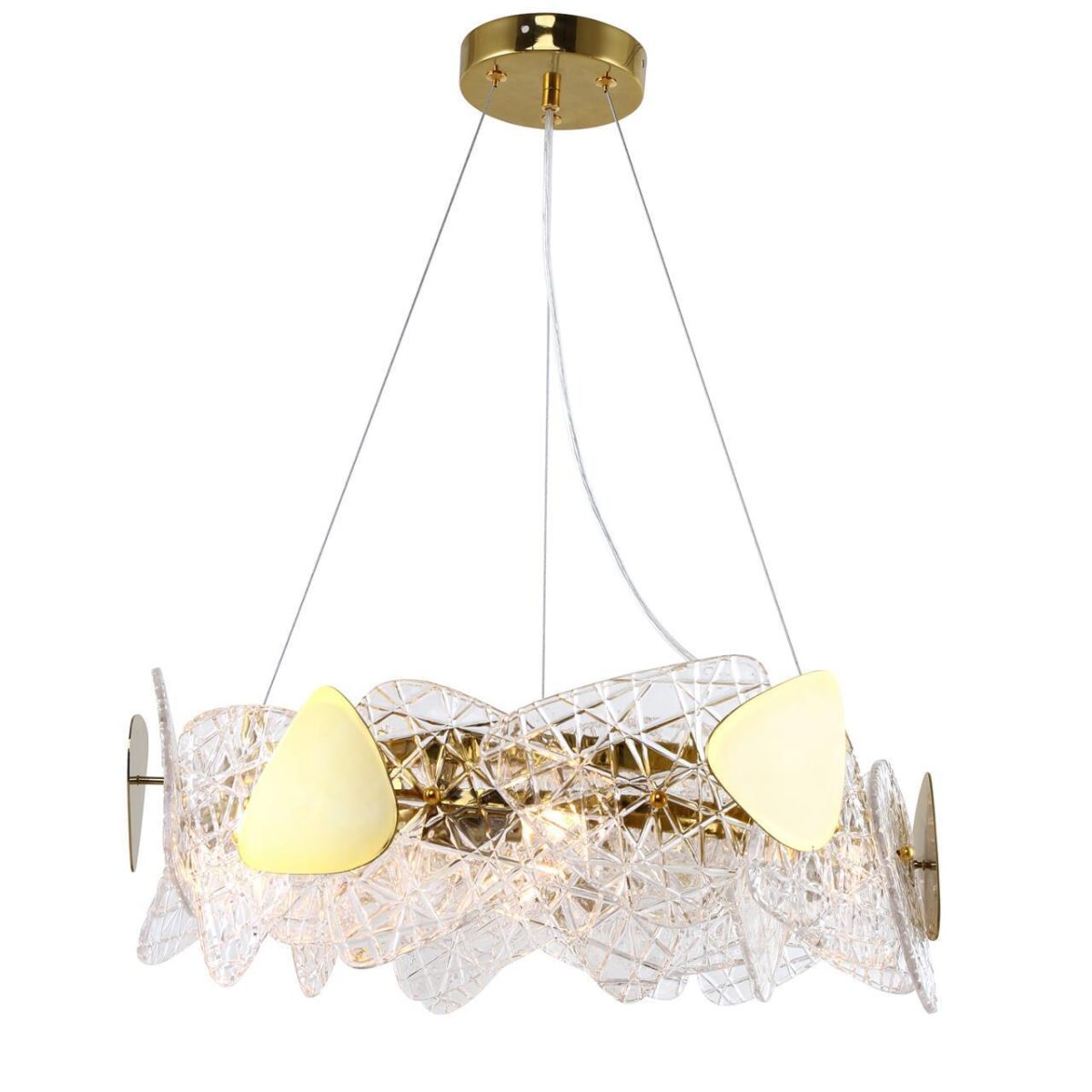 4249-6P, подвесная люстра, D490xH300/1150, 6xG9x40W, excluded — изображение 1