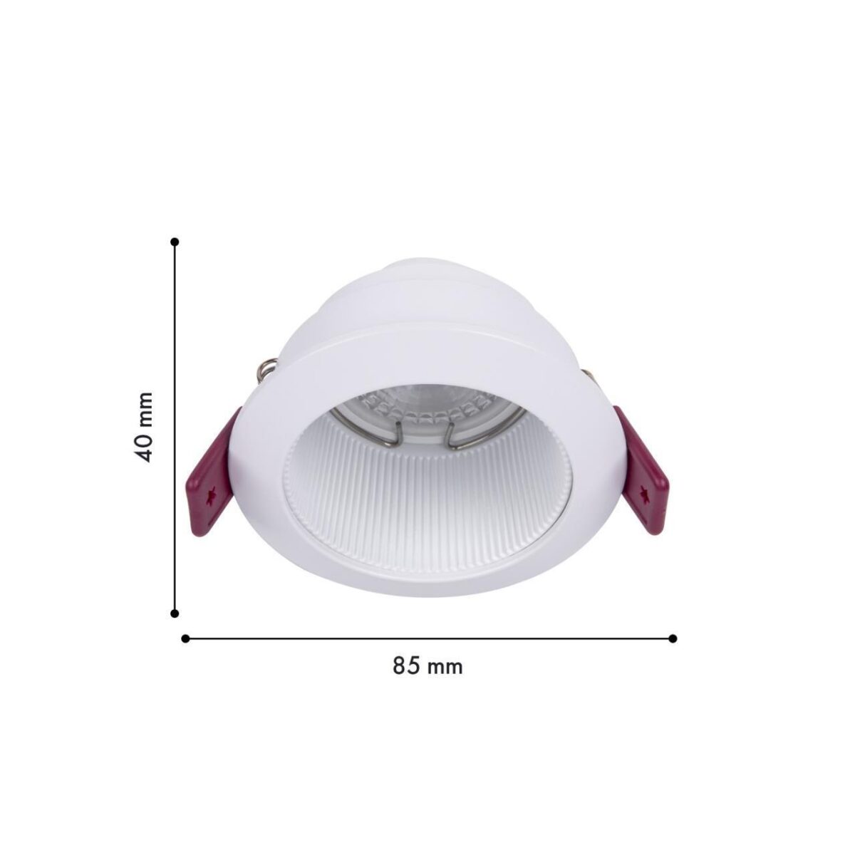 4544-1C, врезной светильник, D85xH40, cutout:D75, 1xGU10x35W, IP20, excluded — изображение 3